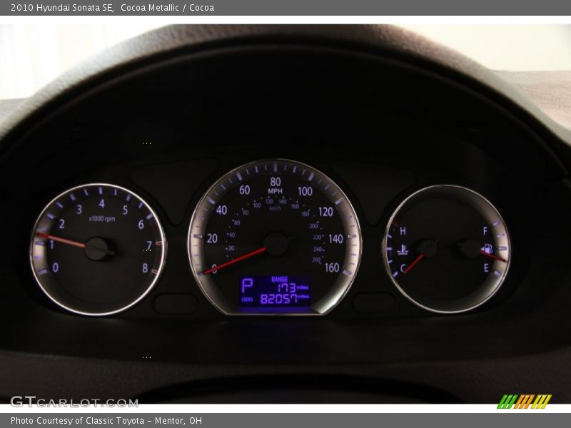  2010 Sonata SE SE Gauges