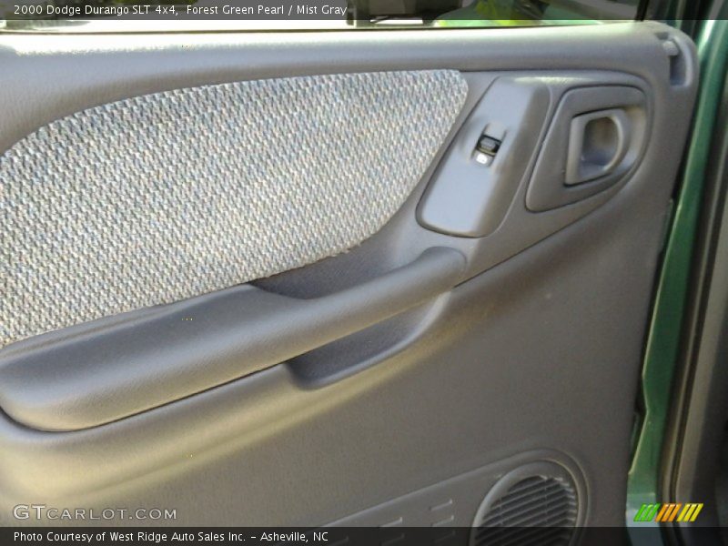 Forest Green Pearl / Mist Gray 2000 Dodge Durango SLT 4x4