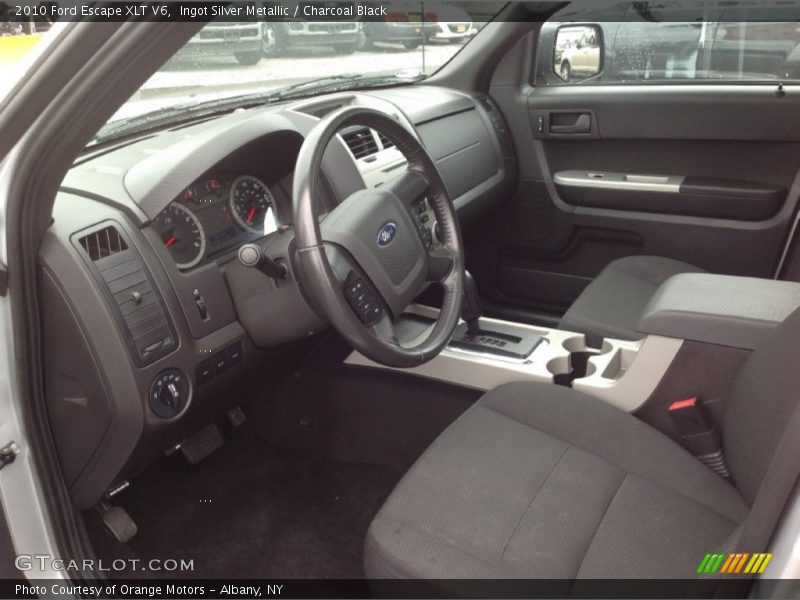 Ingot Silver Metallic / Charcoal Black 2010 Ford Escape XLT V6
