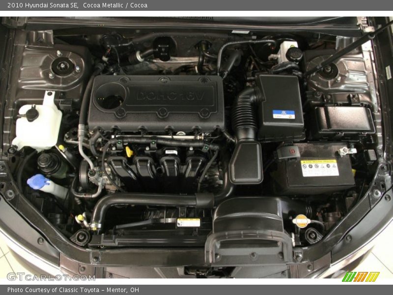  2010 Sonata SE Engine - 2.4 Liter DOHC 16-Valve CVVT 4 Cylinder