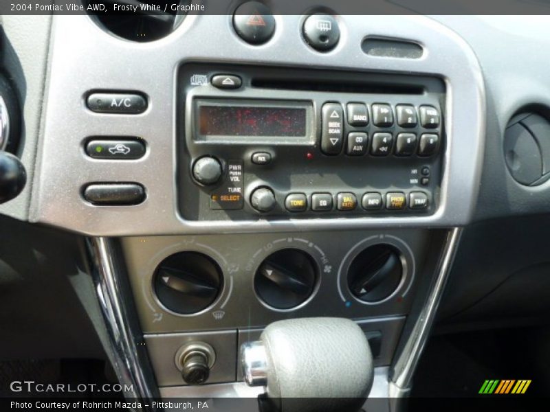 Audio System of 2004 Vibe AWD