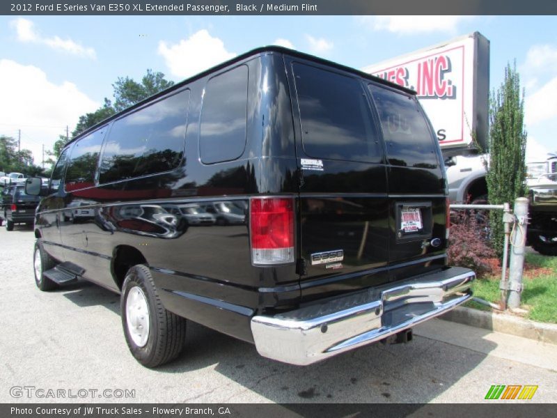 Black / Medium Flint 2012 Ford E Series Van E350 XL Extended Passenger