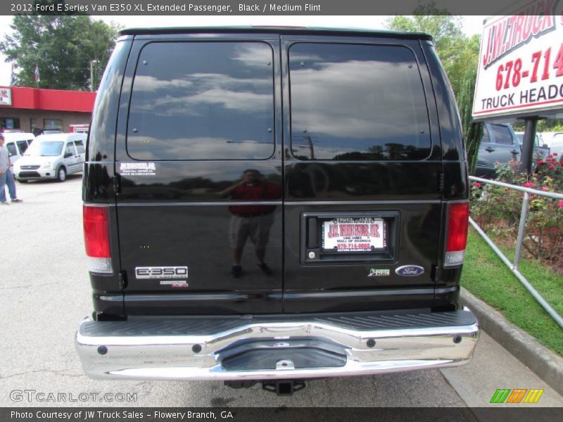 Black / Medium Flint 2012 Ford E Series Van E350 XL Extended Passenger
