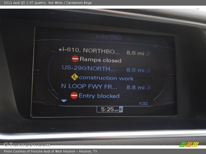 Ibis White / Cardamom Beige 2011 Audi Q5 2.0T quattro