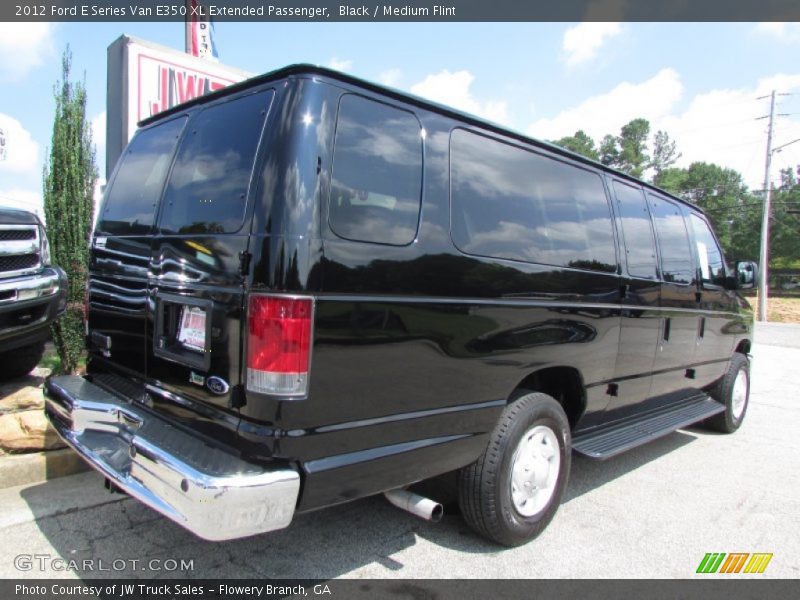 Black / Medium Flint 2012 Ford E Series Van E350 XL Extended Passenger
