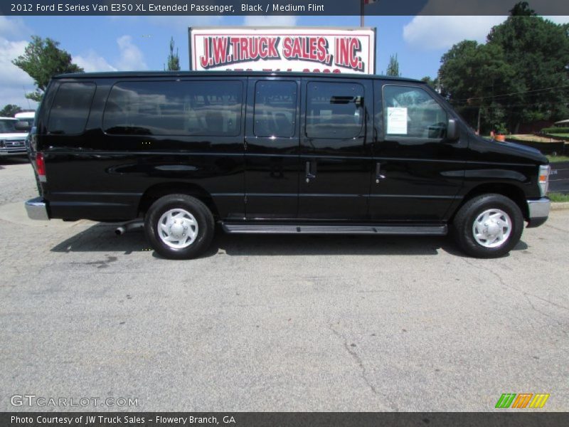 Black / Medium Flint 2012 Ford E Series Van E350 XL Extended Passenger