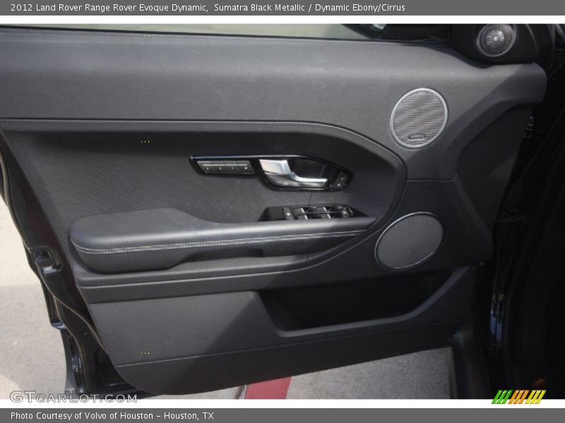 Sumatra Black Metallic / Dynamic Ebony/Cirrus 2012 Land Rover Range Rover Evoque Dynamic