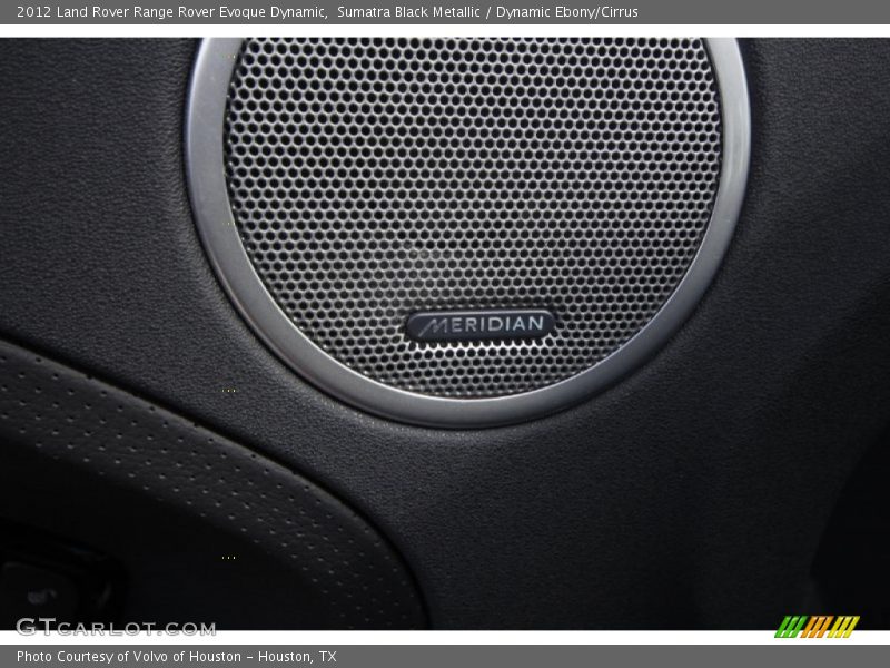 Sumatra Black Metallic / Dynamic Ebony/Cirrus 2012 Land Rover Range Rover Evoque Dynamic