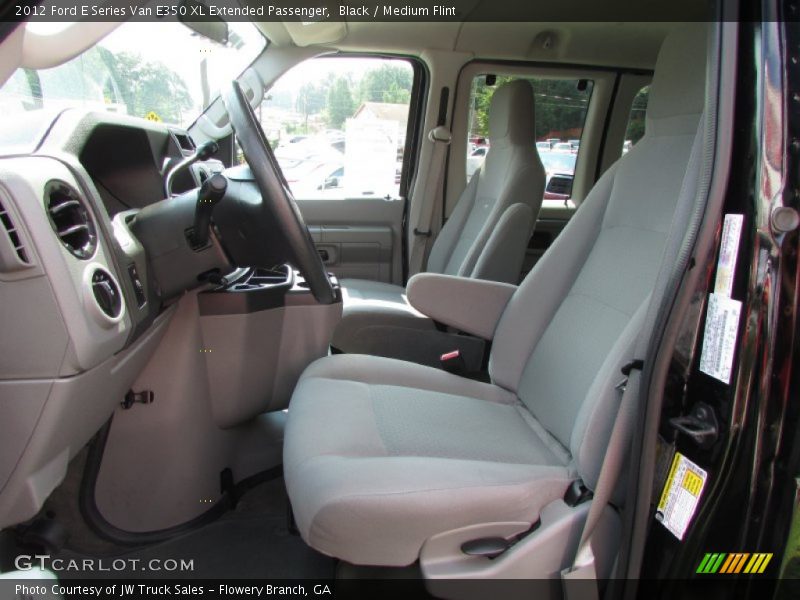 Black / Medium Flint 2012 Ford E Series Van E350 XL Extended Passenger