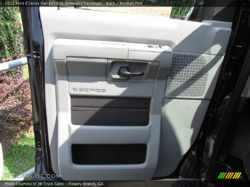 Black / Medium Flint 2012 Ford E Series Van E350 XL Extended Passenger