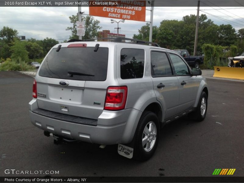 Ingot Silver Metallic / Charcoal Black 2010 Ford Escape XLT V6