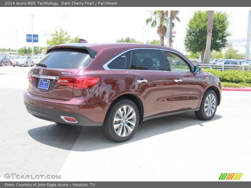 Dark Cherry Pearl / Parchment 2014 Acura MDX Technology