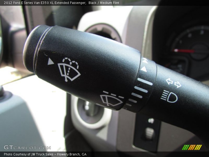 Black / Medium Flint 2012 Ford E Series Van E350 XL Extended Passenger