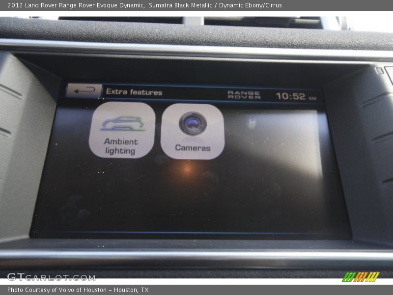 Sumatra Black Metallic / Dynamic Ebony/Cirrus 2012 Land Rover Range Rover Evoque Dynamic