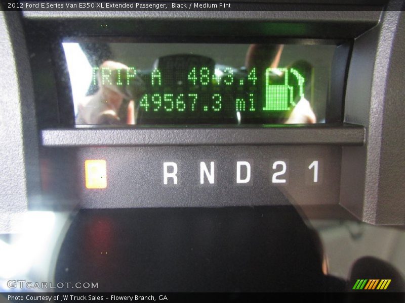 Black / Medium Flint 2012 Ford E Series Van E350 XL Extended Passenger