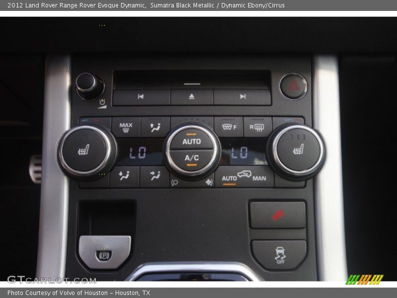 Controls of 2012 Range Rover Evoque Dynamic