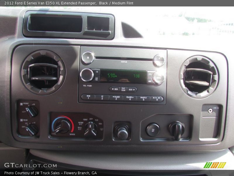 Black / Medium Flint 2012 Ford E Series Van E350 XL Extended Passenger