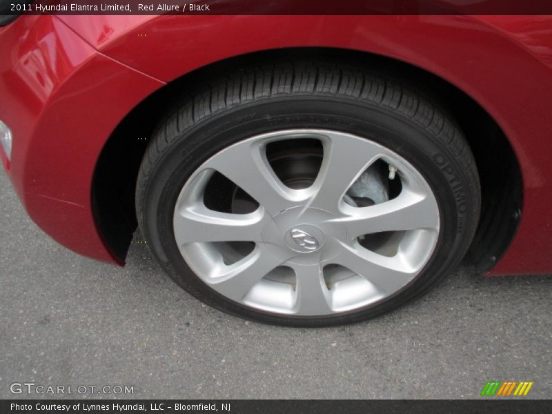 Red Allure / Black 2011 Hyundai Elantra Limited