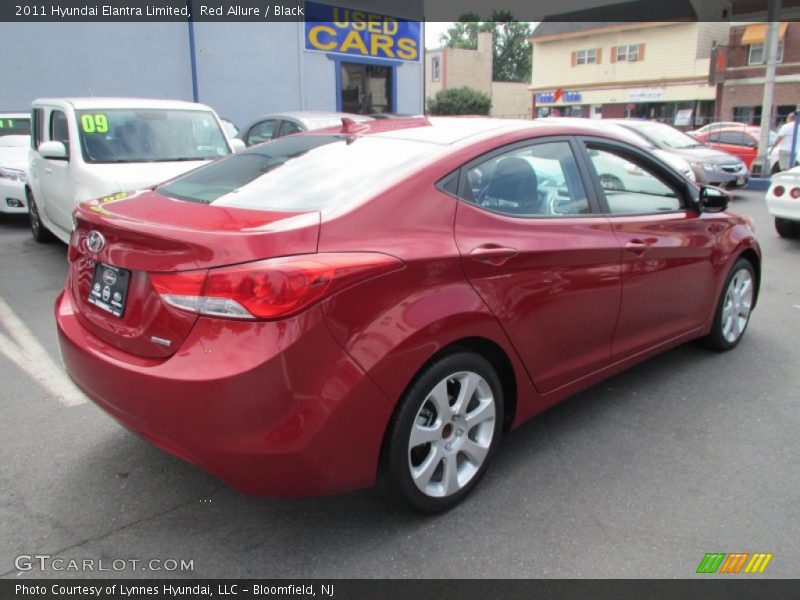 Red Allure / Black 2011 Hyundai Elantra Limited