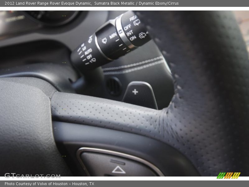 Controls of 2012 Range Rover Evoque Dynamic