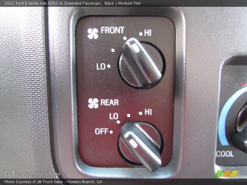 Black / Medium Flint 2012 Ford E Series Van E350 XL Extended Passenger