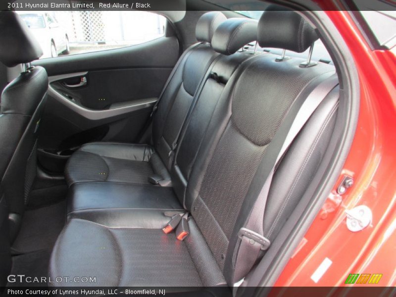 Red Allure / Black 2011 Hyundai Elantra Limited