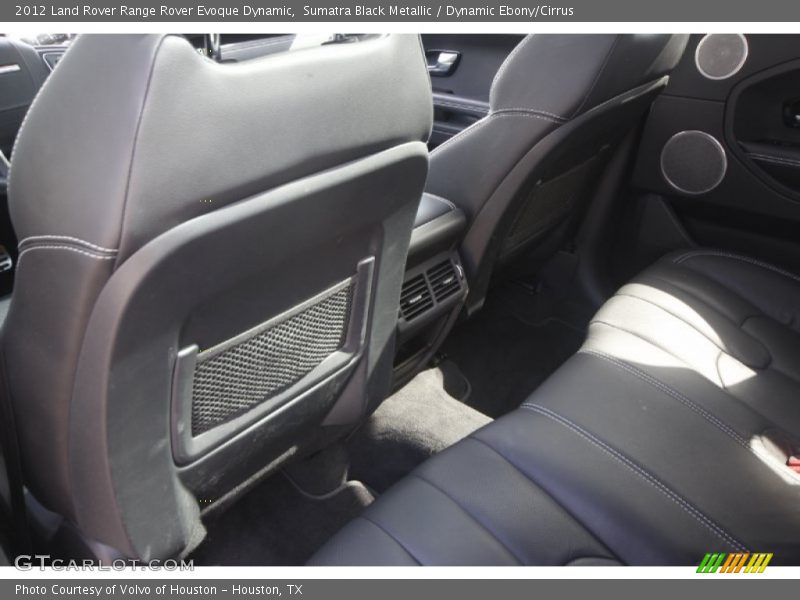 Sumatra Black Metallic / Dynamic Ebony/Cirrus 2012 Land Rover Range Rover Evoque Dynamic