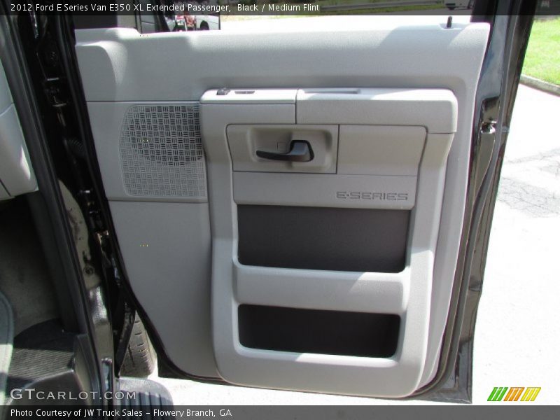 Black / Medium Flint 2012 Ford E Series Van E350 XL Extended Passenger