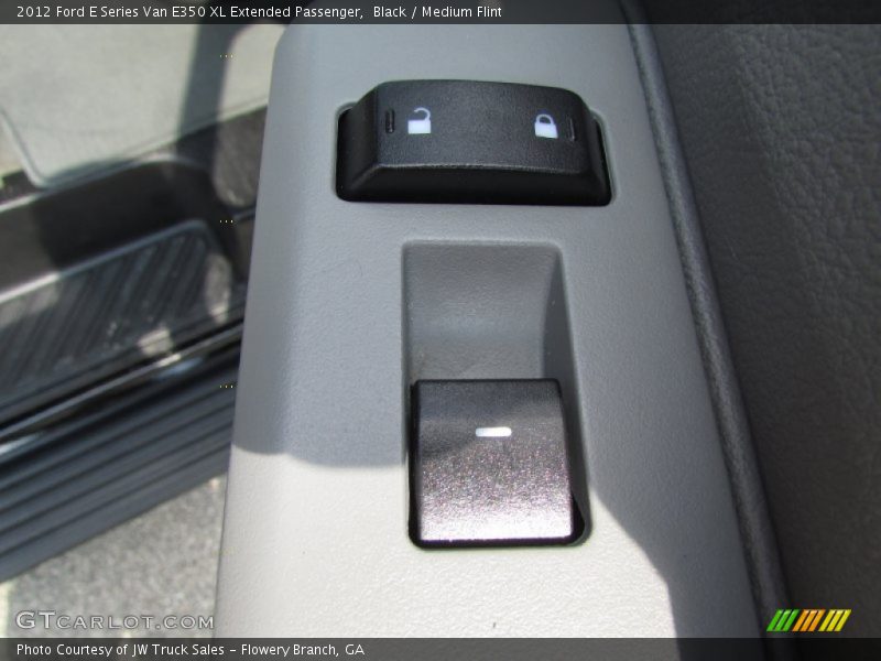 Black / Medium Flint 2012 Ford E Series Van E350 XL Extended Passenger