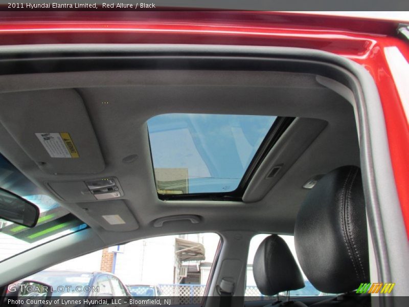 Red Allure / Black 2011 Hyundai Elantra Limited