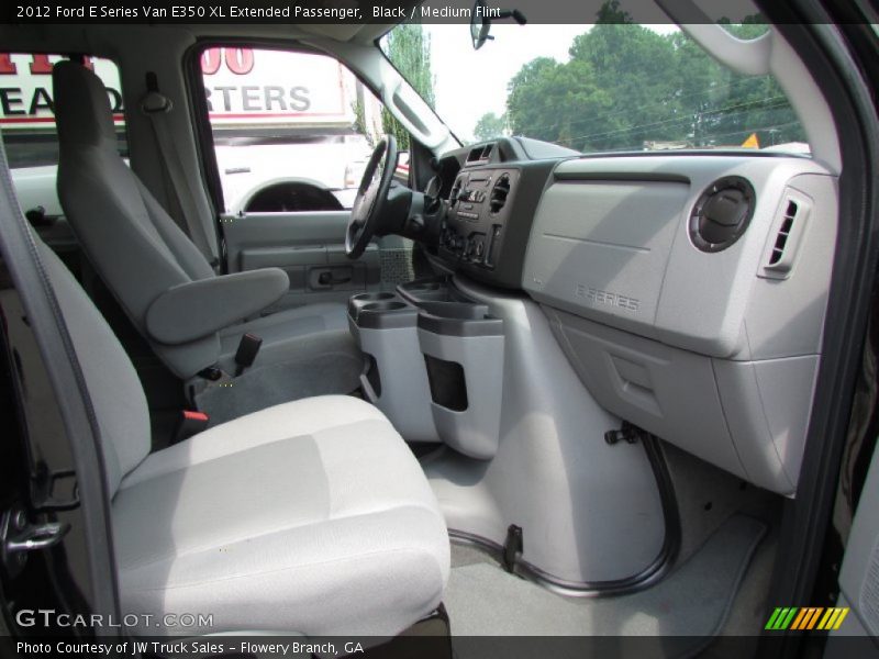 Black / Medium Flint 2012 Ford E Series Van E350 XL Extended Passenger