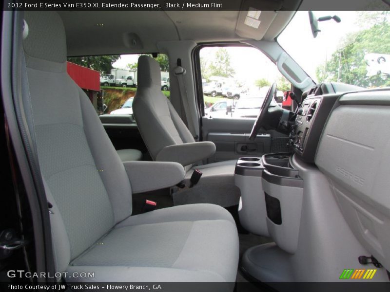 Black / Medium Flint 2012 Ford E Series Van E350 XL Extended Passenger