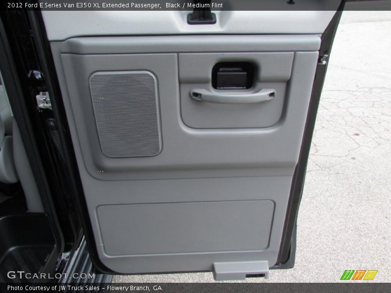 Black / Medium Flint 2012 Ford E Series Van E350 XL Extended Passenger