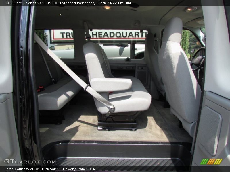 Black / Medium Flint 2012 Ford E Series Van E350 XL Extended Passenger