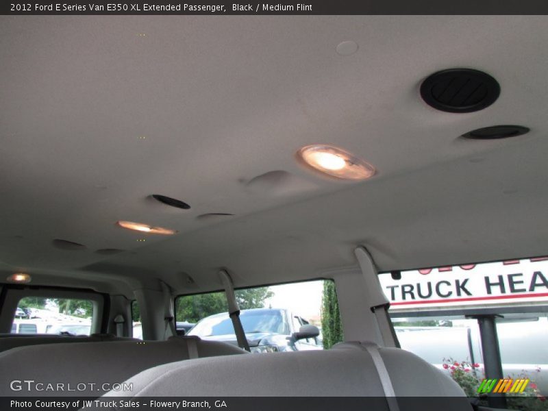 Black / Medium Flint 2012 Ford E Series Van E350 XL Extended Passenger