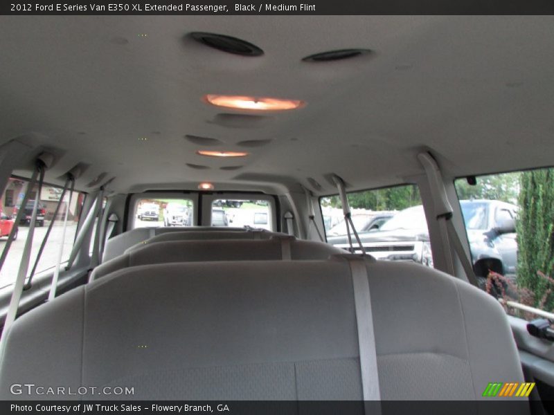 Black / Medium Flint 2012 Ford E Series Van E350 XL Extended Passenger