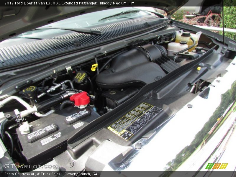 Black / Medium Flint 2012 Ford E Series Van E350 XL Extended Passenger