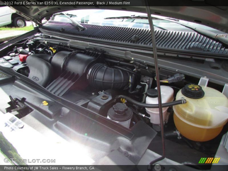 Black / Medium Flint 2012 Ford E Series Van E350 XL Extended Passenger