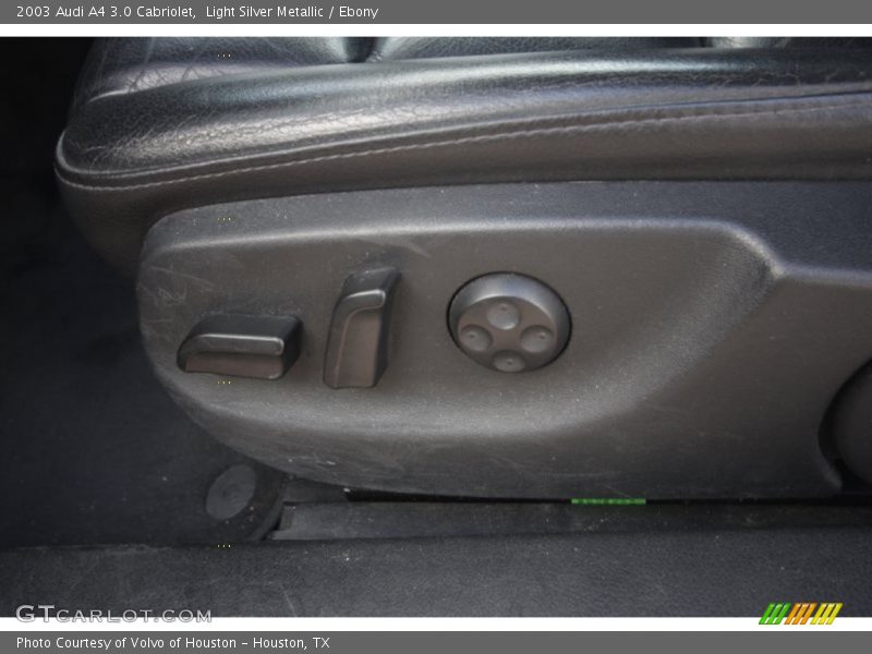 Light Silver Metallic / Ebony 2003 Audi A4 3.0 Cabriolet
