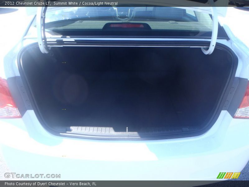 Summit White / Cocoa/Light Neutral 2012 Chevrolet Cruze LT