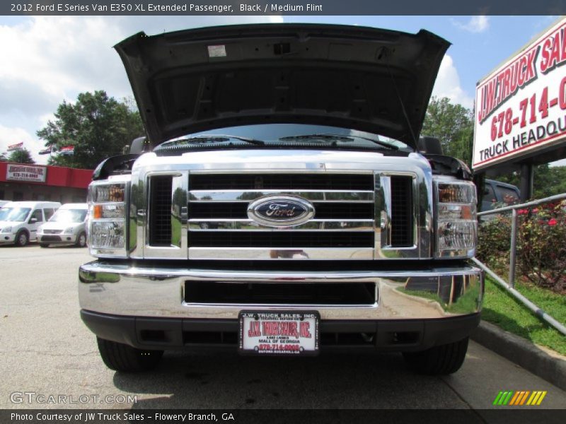 Black / Medium Flint 2012 Ford E Series Van E350 XL Extended Passenger