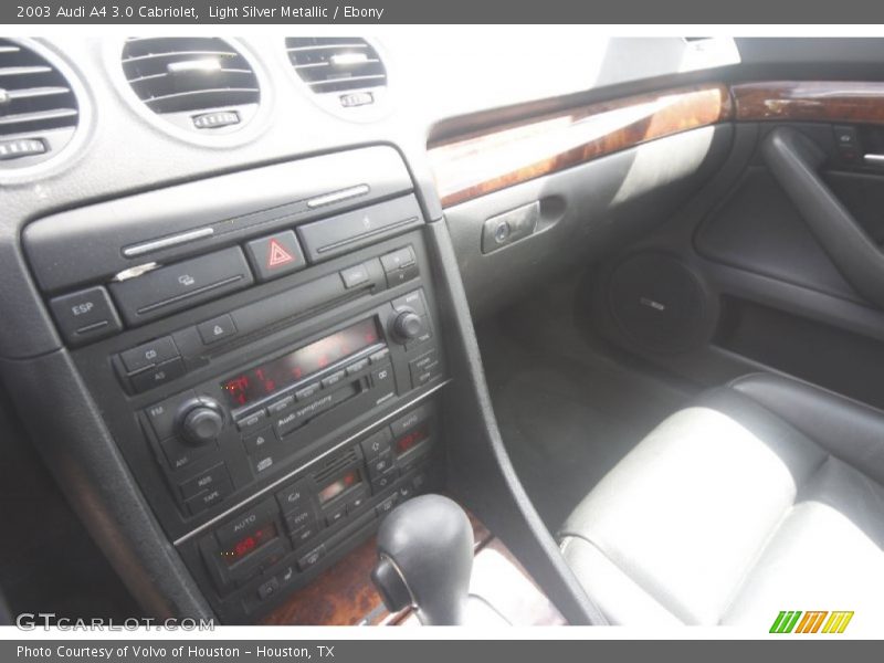 Light Silver Metallic / Ebony 2003 Audi A4 3.0 Cabriolet