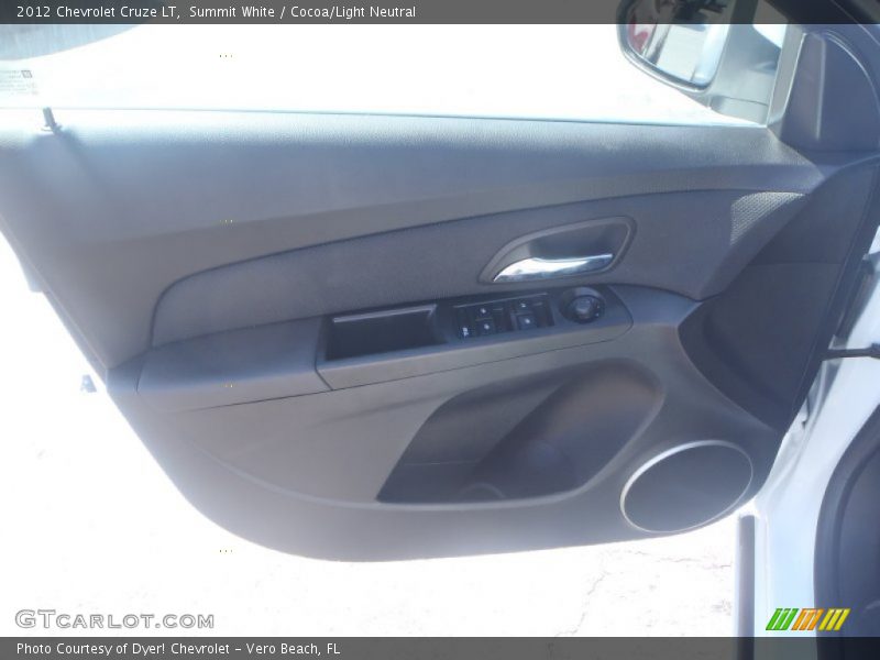 Summit White / Cocoa/Light Neutral 2012 Chevrolet Cruze LT