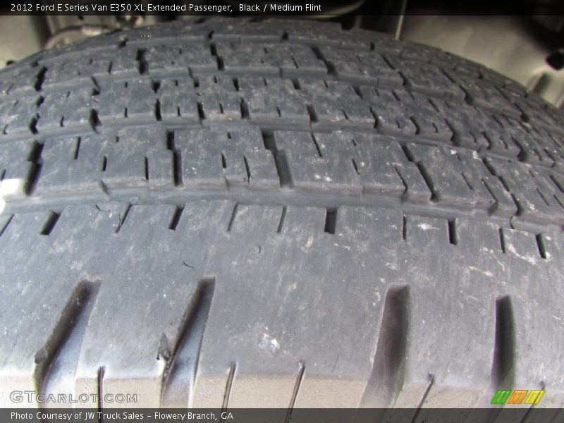 Black / Medium Flint 2012 Ford E Series Van E350 XL Extended Passenger