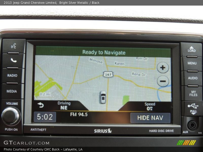 Bright Silver Metallic / Black 2013 Jeep Grand Cherokee Limited