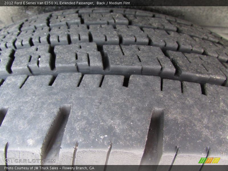 Black / Medium Flint 2012 Ford E Series Van E350 XL Extended Passenger