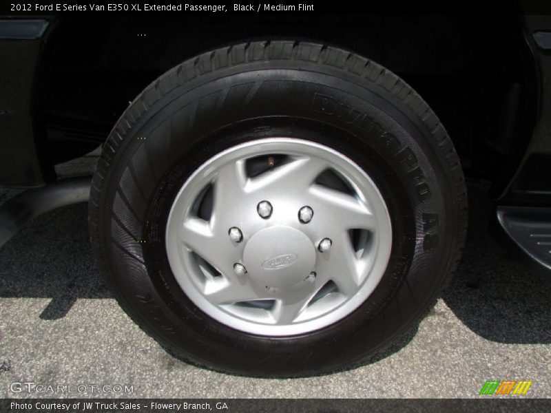 Black / Medium Flint 2012 Ford E Series Van E350 XL Extended Passenger