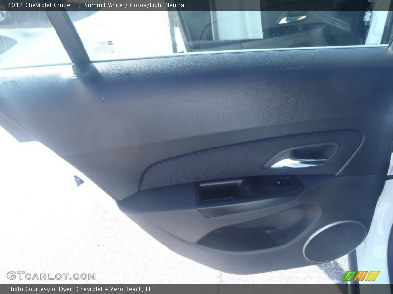 Summit White / Cocoa/Light Neutral 2012 Chevrolet Cruze LT