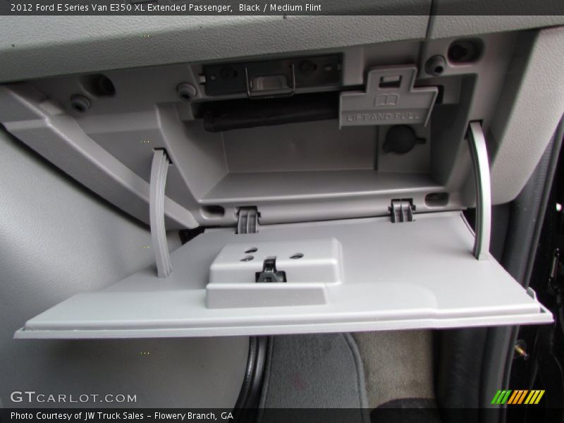 Black / Medium Flint 2012 Ford E Series Van E350 XL Extended Passenger