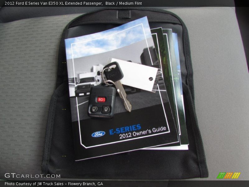 Black / Medium Flint 2012 Ford E Series Van E350 XL Extended Passenger